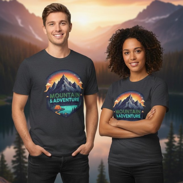 Aventura de Camping Patch Montanha Roupas de Outdo (Criador carregado)