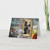 Aventura de Halloween. Cartão de Boas Festas