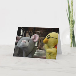 Aventura de Halloween. Cartão de Boas Festas