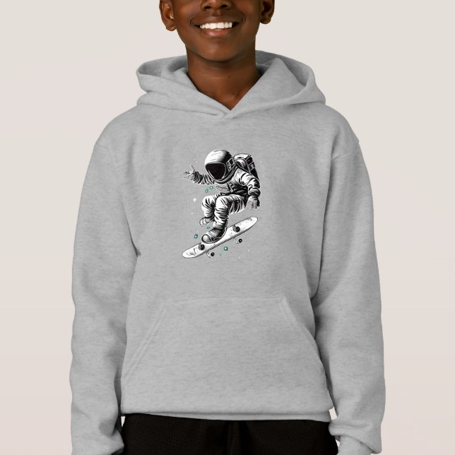 Aventura de skate cósmico do astronauta (Frente)