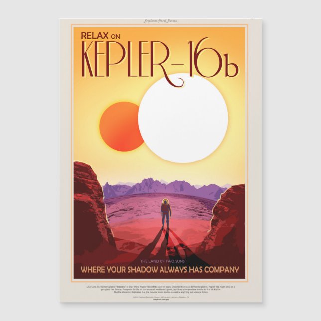 Aventura do Planeta de Destino do Kepler Space Via (Frente)