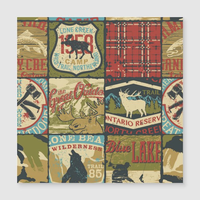 Aventura em Territórios do Norte: Patchwork Simból (Frente)