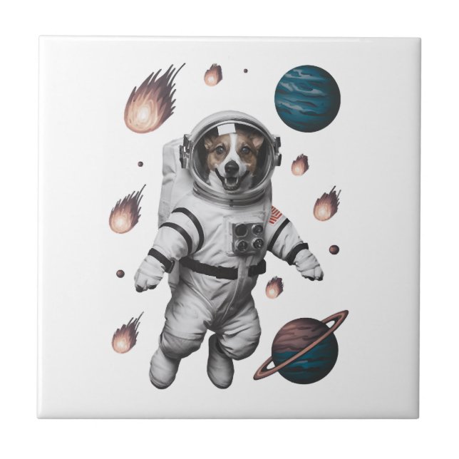 Aventura Espacial Com Um Astronauta Cachorro (Frente)