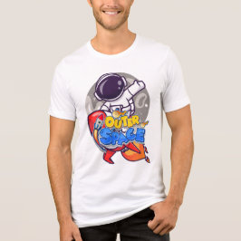 Aventura Espacial Exterior - Cartoon Astronauta e
