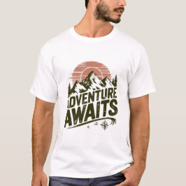 Aventura Espera Camisa de Trilha na Montanha Vinta