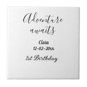 Aventura espera feliz aniversário de 1 ano nome da