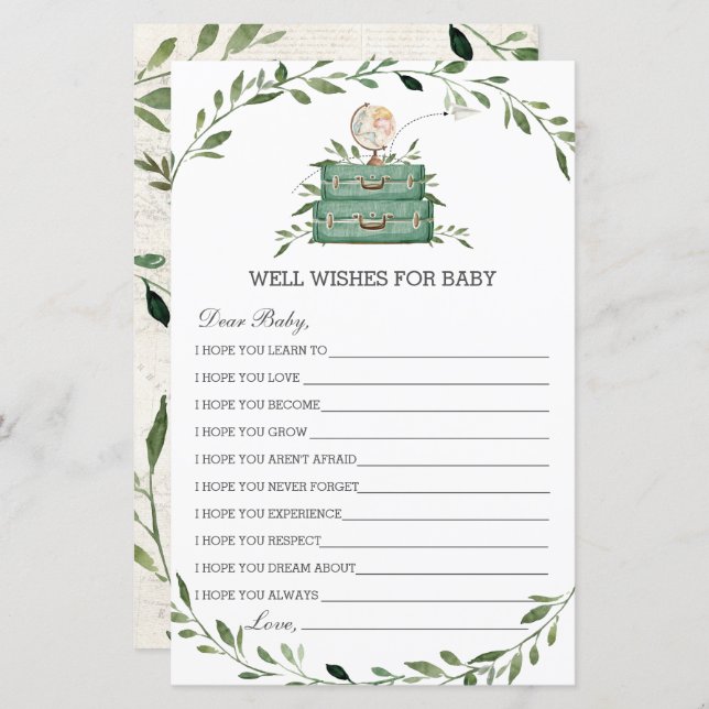 Aventura inicia bagagem Greenerescência deseja beb (Frente/Verso)