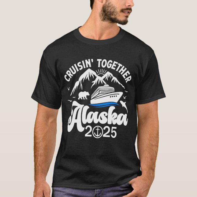 Aventura no Alasca 2025: Camiseta Clássica de Cruz (Frente)