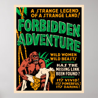 "Aventura Proibida" Vintage Poster