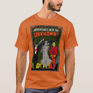 Aventuras da década de 1950 na camiseta desconheci
