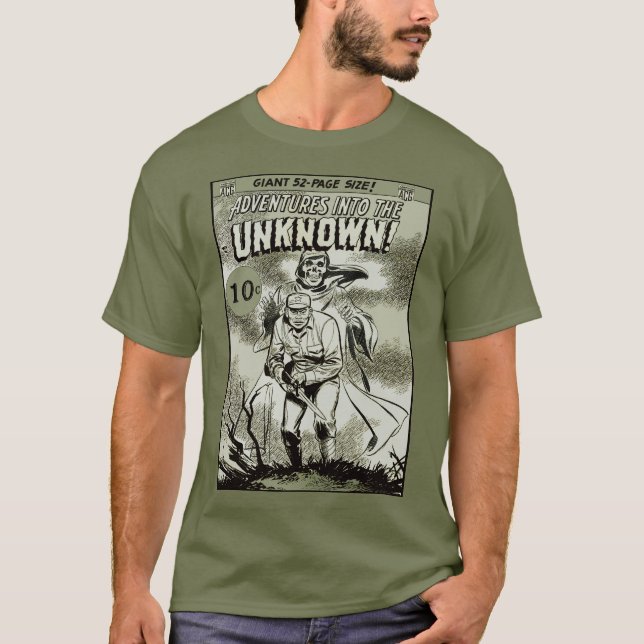 Aventuras de 1950 na UNKNOWN! Camiseta (Frente)