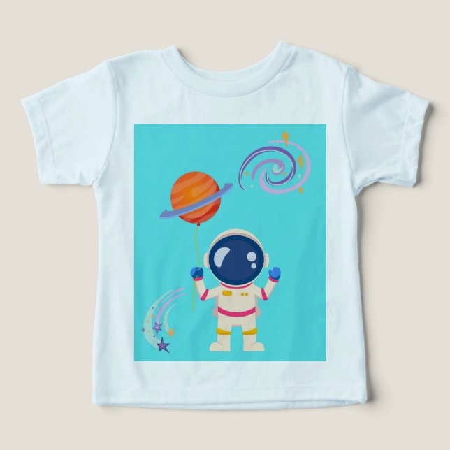 Aventuras de desenho animado espacial. (Design frontal)