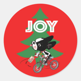 Aventuras do adesivo de presente Mirabelle Holiday