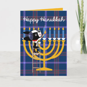 Aventuras do cartão de Hanukkah de Mirabelle Holid