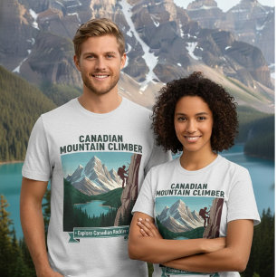 Aventureiro das Montanhas Rochosas Canadenses Expl