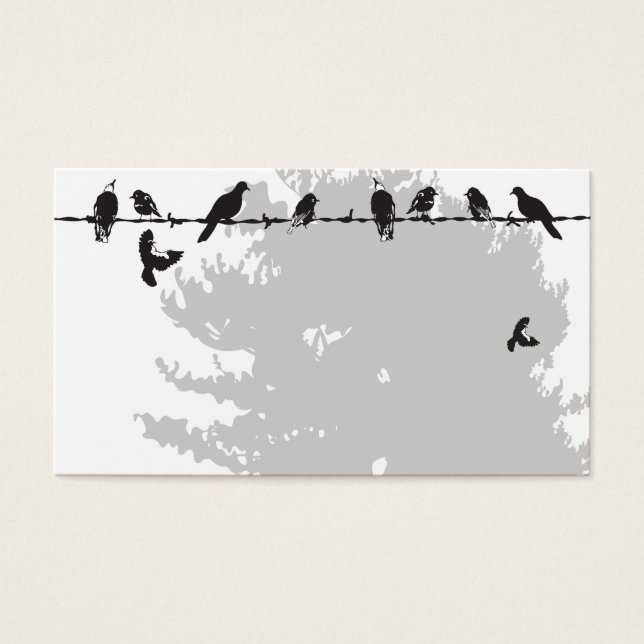 Aves Cartão de visita (Frente)