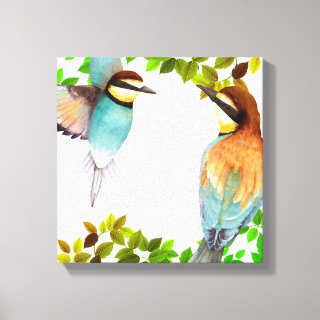 Aves de Arte canvas (Frente)