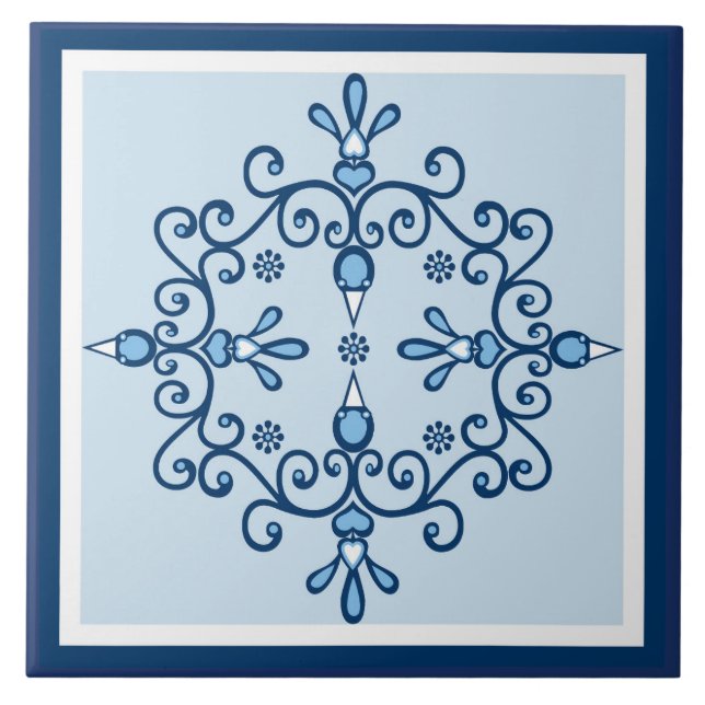 Aves de capoeira azuis e aves brancas (Frente)