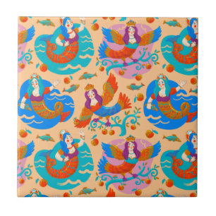 Aves de capoeira e sereias