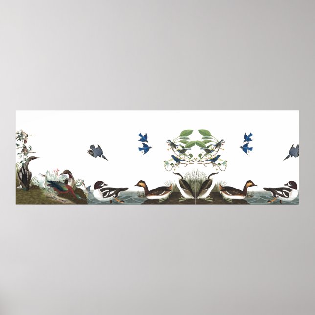 Aves de Colagem de Audubon Poster 1 (Frente)
