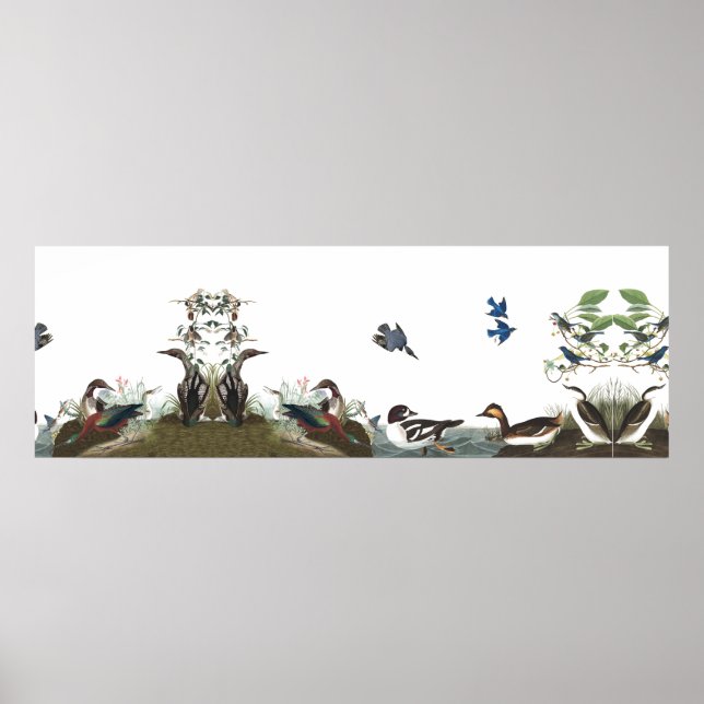 Aves de Colagem de Audubon Poster 2 (Frente)