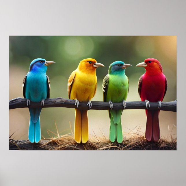 Aves de poster Art (Frente)
