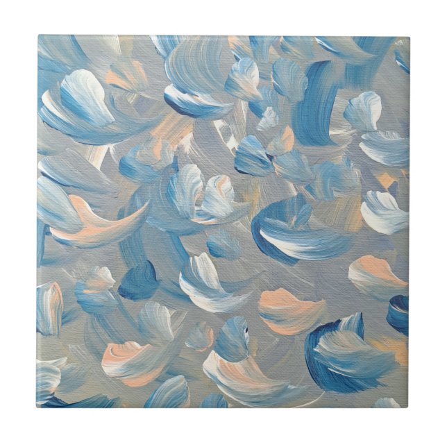 Aves de um Azulejo cerâmico de penas (Frente)