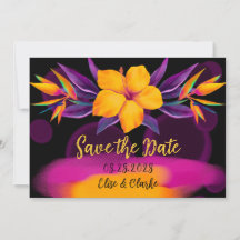 Aves dos Cartões salve a data do Paraíso