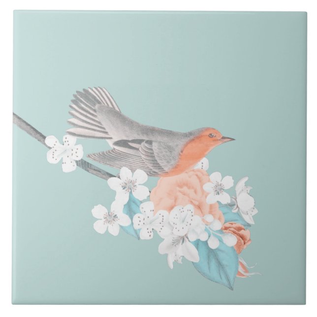 Aves e Flores (Frente)