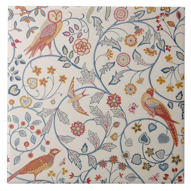 Aves e Flores, William Morris (Frente)