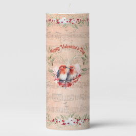 Aves e Notas de Música do Eterno do dia de os namo