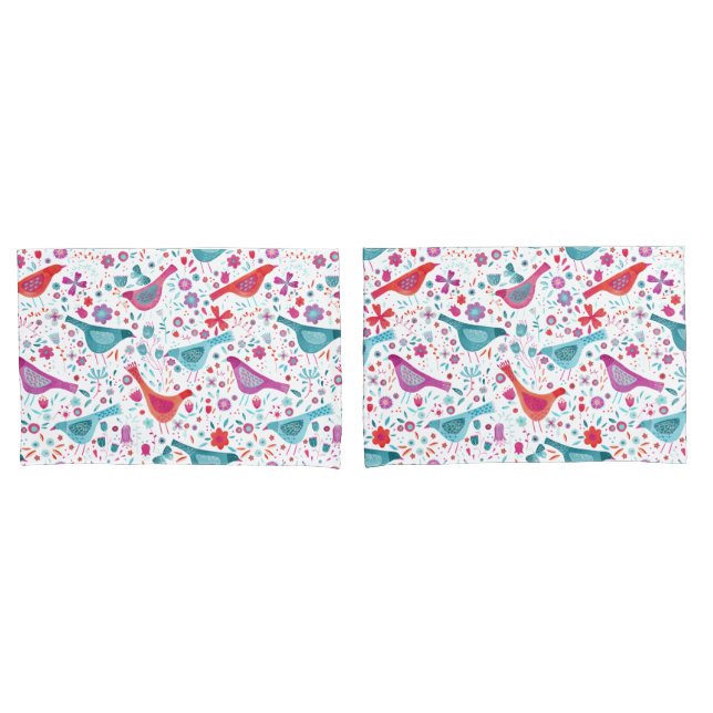Aves Floral Watercolor (Frente - conjunto)