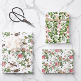 Aves, Flores e Folhagem