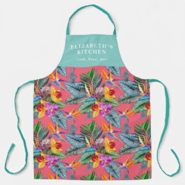 Aves Tropicais Do Paraíso E Jardim De Primavera Or