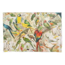 Aves Tropicais Elegantes Vintage
