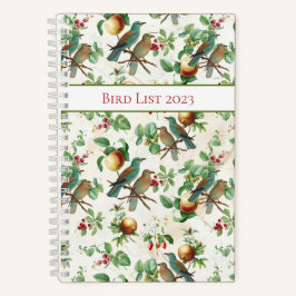 Aves Vibrantes e Notebook Fruta