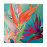 Aves Vivas do Paraíso<br><div class="desc">"Vivid Birds of Paradise",  por Jennifer Paxton Parker. Apresenta Pássaros de flores do Paraíso em cores brilhantes e vívidas.</div>