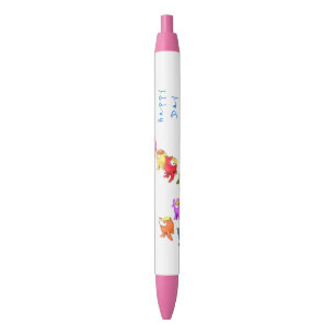 Aves Voadoras Coloridas Canetas