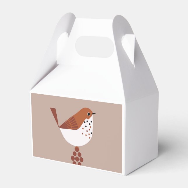 AvianCharm: Caixas de Favor de Papel com Temas de  (Verso)