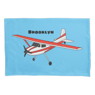 Avião com trem de pouso triciclo desenho animado