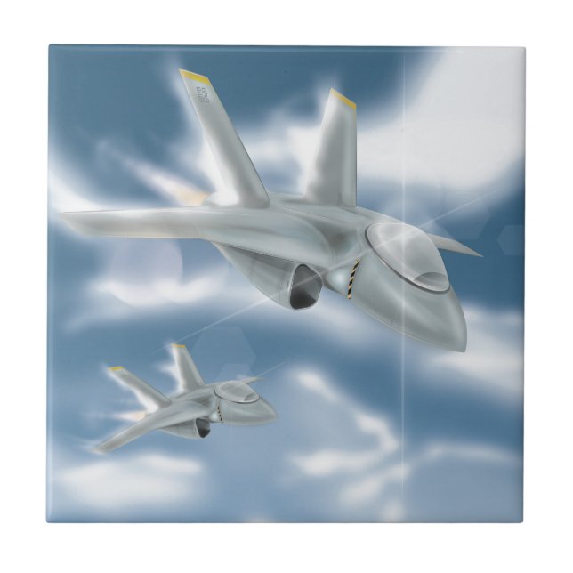 Avião de Caça a Jato (Frente)