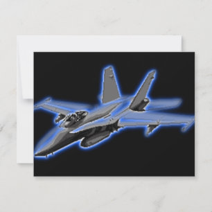 Avião de combate do azul do zangão F/A-18