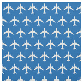 Avião de reabastecimento KC-135 branco em Tecido a