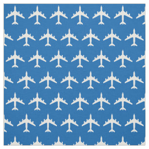 Avião de reabastecimento KC-135 branco em Tecido a