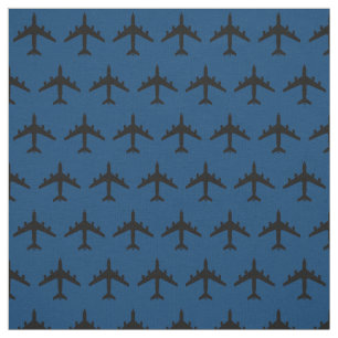 Avião de reabastecimento preto KC-135 em Tecido az
