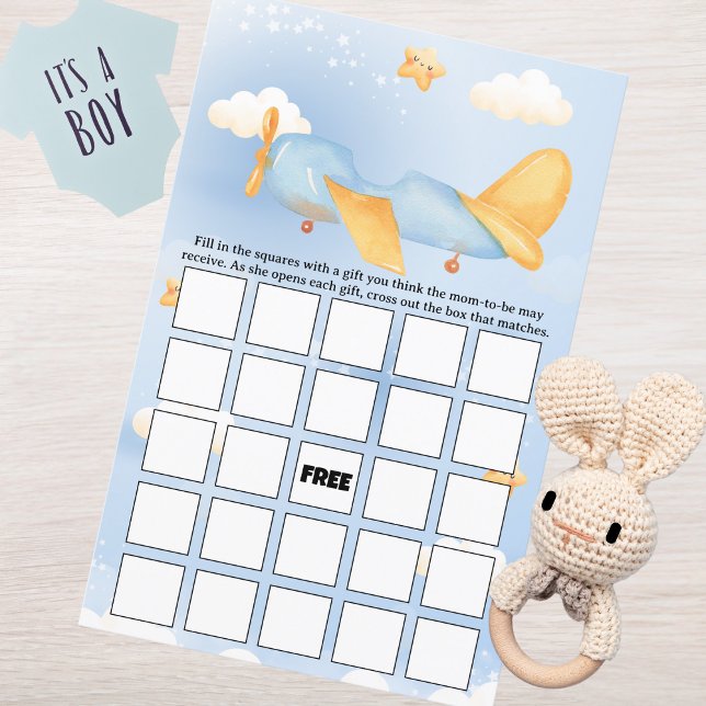 Avião,Nuvens e Estrelas, Azul, Menino, Bonito (Criador carregado)