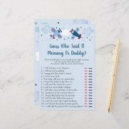 Avião Stars Nuvens Adivinham Quem Disse Jogo De Be