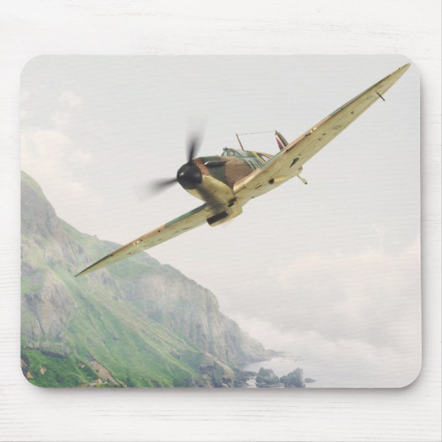 Aviation Art Mousepad "The Spitfire Mk.I" (Frente)