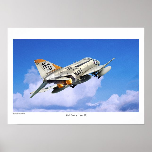 Aviation Art Poster "F-4 Phantom II" (Frente)