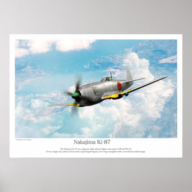 Aviation Art Poster "Tachikawa Ki-94 II" (Frente)